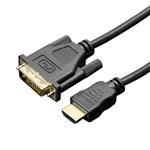 ミヨシ HDMI-DVI変換ケーブル 1m ブラック HDC-DV10／BK