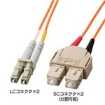 サンワサプライ 光ファイバケーブル10m HKB-LS5-10K