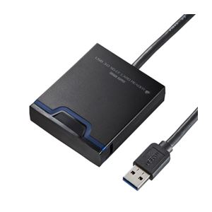 サンワサプライ USB3.0SDカードリーダー ADR-3SDCFUBK 商品画像