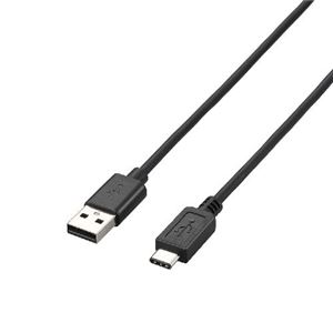 エレコム USB2.0ケーブル（A-TypeC） U2C-AC10BK