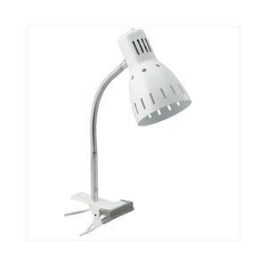 YAZAWA クリップライトPW E26電球なし CFX607PW