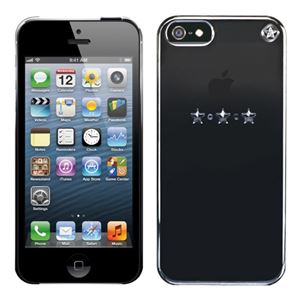 Bling My Thing iPhone 5s／5 Metallic Mirror Les Etoiles Jet BMT22-03-18-70