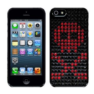 Bling My Thing Bling Extravaganza iPhone 5s／5 Black M Skull Light Siam EI5-BM-BK-SLS