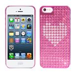 Bling My Thing Bling Extravaganza iPhone 5s／5 Pink M Heart Rose ＆ Crystal EI5-PM-PK-CRH