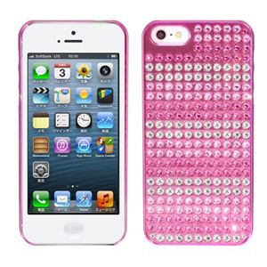 Bling My Thing Bling Extravaganza iPhone 5s／5 Pink M Stripes Pink EI5-PM-PK-PKS