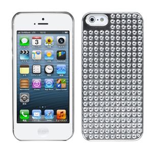 Bling My Thing Bling Extravaganza iPhone 5s／5 Platinum Studs Chrome EI5-SM-SV-CVS