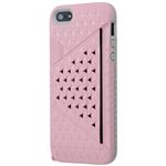 Bluevision Kaleido Card Slot Case for iPhone 5s／5 Sakura Pink BV-KALCSIP5-SA