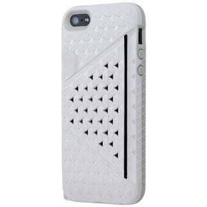 Bluevision Kaleido Card Slot Case for iPhone 5s／5 White BV-KALCSIP5-WT