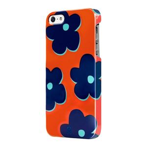 Case Scenario Girl Cover for iPhone 5s／5 Blue Flower CS-IPH5-G01