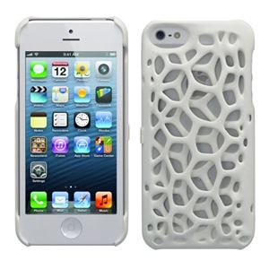 Freshfiber Macedonia for iPhone 5s／5 Stone White FF-85081502