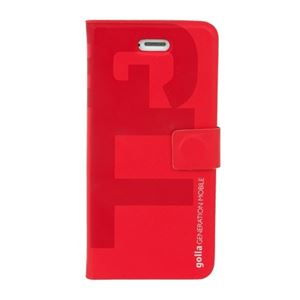 Golla Slim Folder Carlos for iPhone 5s／5 Red G1494