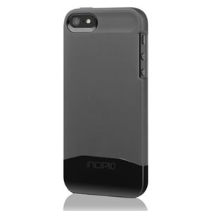 Incipio EDGE for iPhone 5s／5 - Charcoal Gray／Black Chrome IPH-904