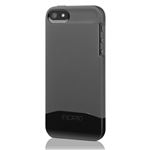 Incipio EDGE for iPhone 5s／5 - Charcoal Gray／Black Chrome IPH-904