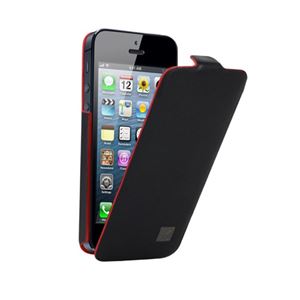 KENZO iPhone 5s／5 leather folder case K plate black KENZOCHIKCOXIP5N