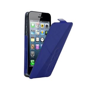 KENZO iPhone 5s／5 leather folder case Embossed Logo blue KENZOGLOSSYCOXIP5B