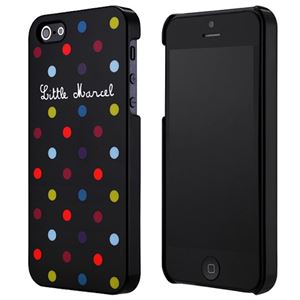 Little Marcel iPhone 5s／5 Noir Pois Multi glossy finish LMIP5006