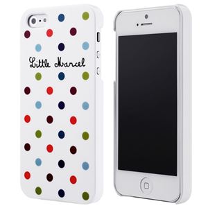 Little Marcel iPhone 5s／5 Pois Blanc glossy finish LMIP5007