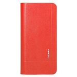 OZAKI O！coat Aim Folio Leather Case w／Card Pocket for iPhone 5 Red OC552AN