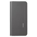 OZAKI O！coat Aim Folio Leather Case w／Card Pocket for iPhone 5 Gray OC552MY