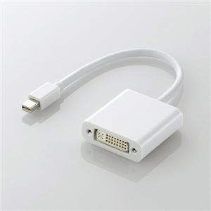 エレコム Mini DisplayPort-DVI変換アダプタ AD-MDPDVIWH