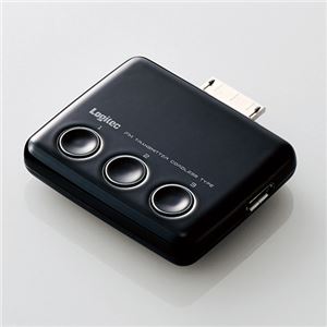 ロジテック Walkman用FMトランスミッター（ブラック） LAT-FMWS07BK - 拡大画像
