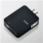 エレコム iPad対応 USB充電ポート付きタップ T-UA01-11200BK