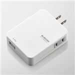 エレコム iPad対応 USB充電ポート付きタップ T-UA01-11200WH