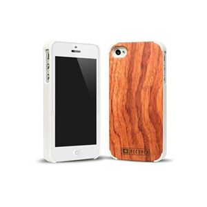 RECOVER iPhone 5 Wood Case Rosewood White R-ROSEWOOD-W