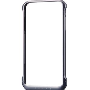 エレコム iPhone6 Plus用アルミバンパー PM-A14LALBG1BK - 拡大画像