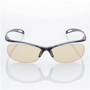 エレコム ブルーライト対策眼鏡“PC GLASSES"（65%カット） OG-YBLP01NV - 拡大画像