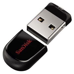 SanDisk USB 2.0フラッシュメモリ 64GB Cruzer Fit 海外パッケージ SDCZ33-064G-B35 - 拡大画像