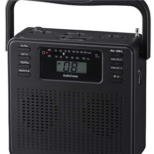 オーム電機 ステレオCDラジオ ブラック RCR-400H-K - 拡大画像