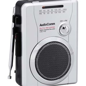 オーム電機 ポータブルAM/FMラジオカセットレコーダー 商品画像