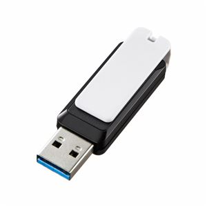 サンワサプライ USB3.0メモリ UFD-3SW64GBK - 拡大画像