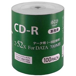 磁気研究所 業務用DVD-R 4.7GB 50枚エコパック データ用 16倍速対 ワイドプリンタブル対応詰め替え用エコパック CR80GP100_BULK