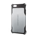 エレコム iPhone6s Plus／6 Plus用ZEROSHOCKケース／シルバー PM-A15LZEROSV