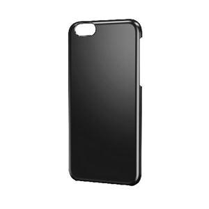 エレコム iPhone6s／6用シェルカバー／ブラック PM-A15PVBK - 拡大画像