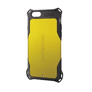 【訳あり・在庫処分】エレコム iPhone6s／6用ZEROSHOCKケース／イエロー PM-A15ZEROYL - 拡大画像