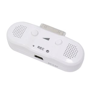 (まとめ)ITPROTECH iPod用コンパクトスピーカー ホワイト IPA-SCR-W【×2セット】 商品画像