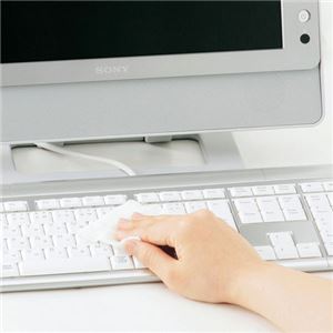 (まとめ)サンワサプライ OAウェットティッシュ(パソコン用) CD-WT1P30【×10セット】 商品画像