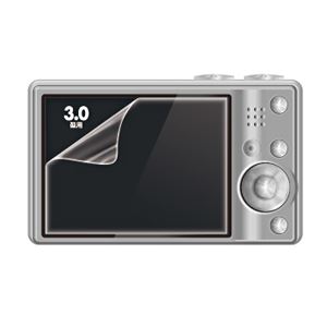 （まとめ）サンワサプライ 液晶光沢保護フィルム（3.0型） DG-LCK30【×10セット】 - 拡大画像