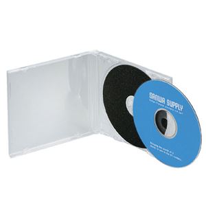 (まとめ)サンワサプライ CD-ROMプラケース(3枚セット) FCD-1M【×10セット】 商品画像
