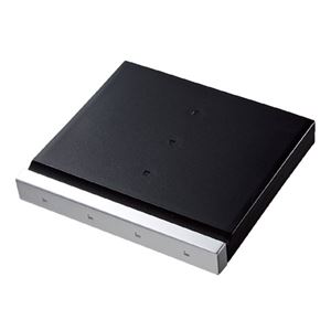 （まとめ）サンワサプライ SD・microSDカードケース（ブラック） FC-MMC4BK【×5セット】 - 拡大画像