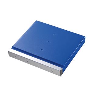 （まとめ）サンワサプライ SD・microSDカードケース（ブルー） FC-MMC4BL【×5セット】 - 拡大画像