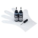 （まとめ）サンワサプライ つめかえインク（ブラック・120ml） INK-21BK【×2セット】