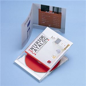 （まとめ）サンワサプライ カラーレーザー用インデックスカード（2つ折り） LBP-DVD02【×5セット】 - 拡大画像