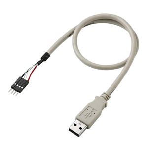 （まとめ）サンワサプライ USBケーブル TK-USB1【×10セット】 - 拡大画像