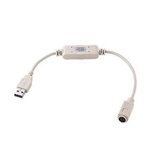 （まとめ）サンワサプライ USB-PS2コンバータケーブル USB-CVPS1【×3セット】 - 拡大画像