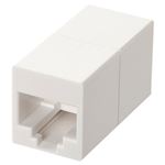 （まとめ）サンワサプライ RJ-45用中継アダプタ（エンハンスドカテゴリ6） ADT-EX-6E【×3セット】