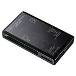 （まとめ）サンワサプライ USB2.0カードリーダー ADR-ML1BK【×3セット】